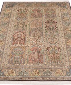 Kashmir Oriental Rug 196 × 130 cm, silk, hand-knotted — view 2