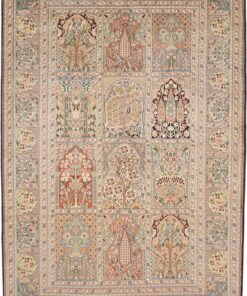 Kashmir Oriental Rug 196 × 130 cm, silk, hand-knotted