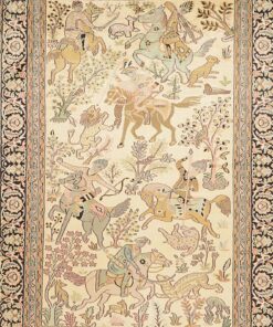 Kashmir Oriental Rug 207 × 143 cm, silk, hand-knotted — view 6