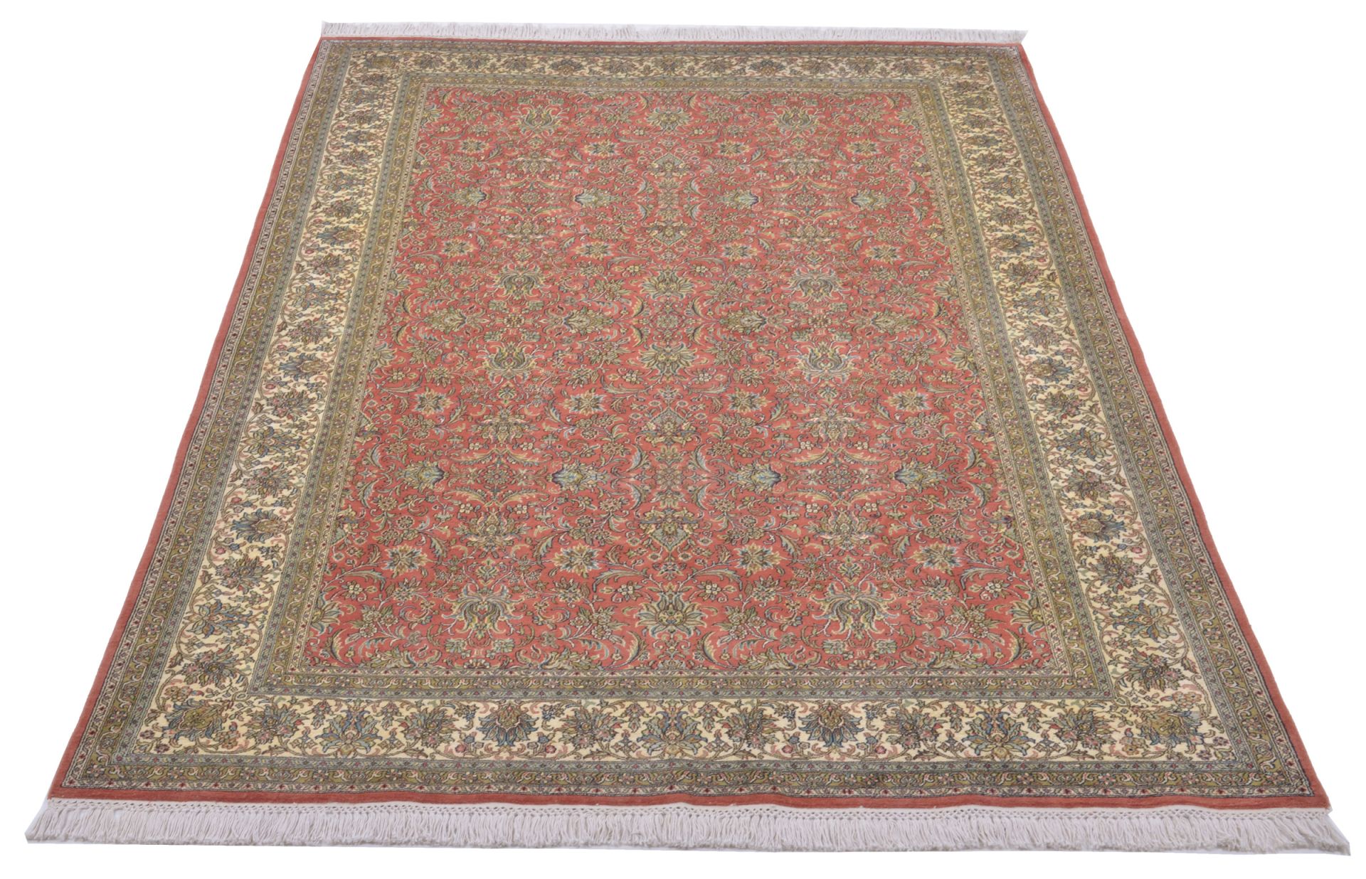 Kashmir Oriental Rug 264 × 161 cm, silk, hand-knotted — view 2