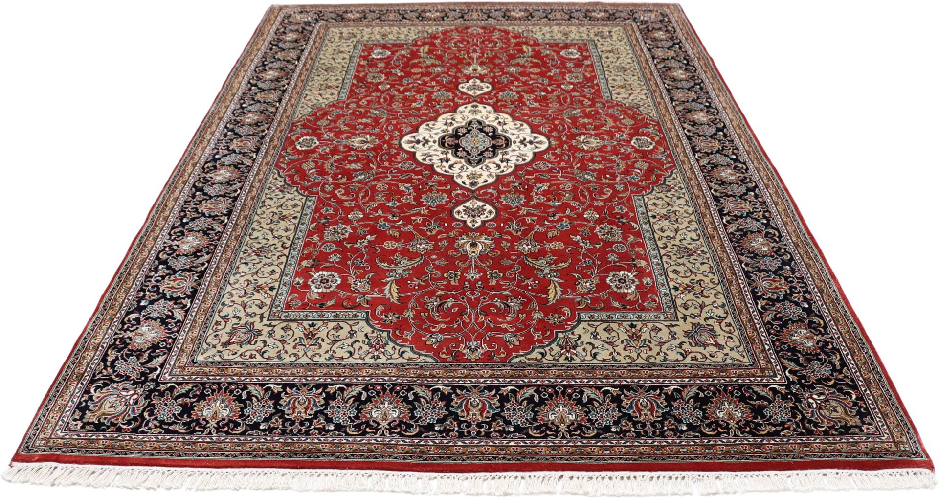 Kashmir Oriental Rug 239 × 168 cm, silk, hand-knotted — view 7