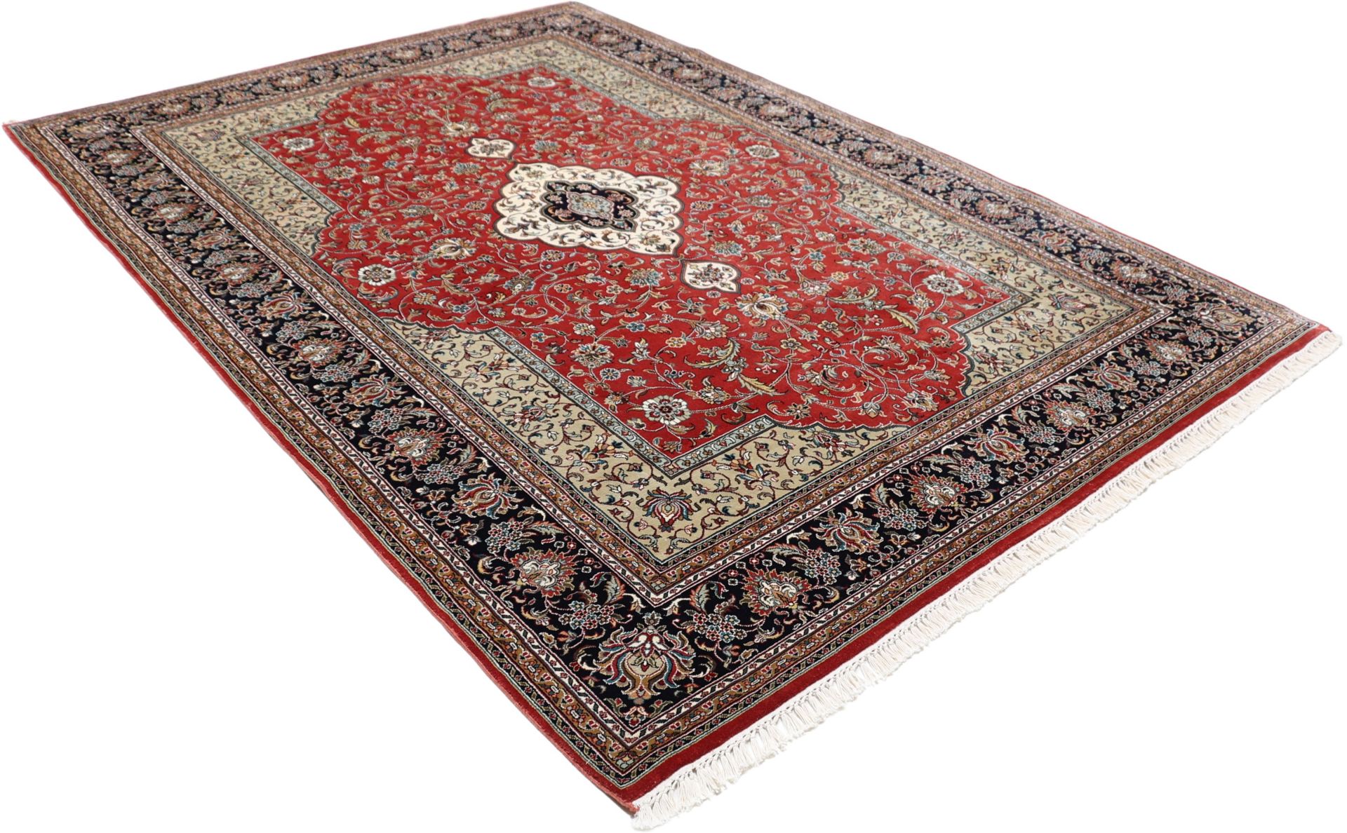 Kashmir Oriental Rug 239 × 168 cm, silk, hand-knotted — view 4