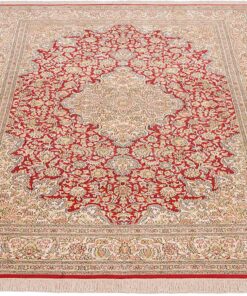 Kashmir Oriental Rug 243 × 170 cm, silk, hand-knotted — view 3