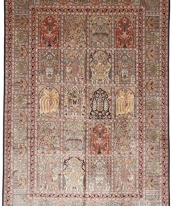 Kashmir Oriental Rug 250 × 170 cm, silk, hand-knotted