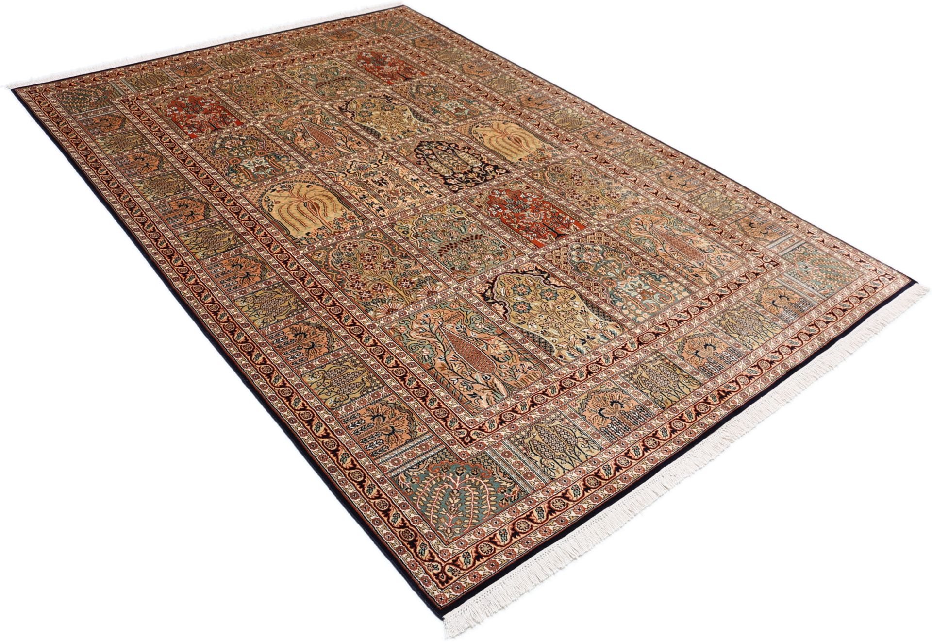 Kashmir Oriental Rug 250 × 170 cm, silk, hand-knotted — view 4