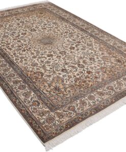 Kashmir Oriental Rug 243 × 171 cm, silk, hand-knotted — view 4