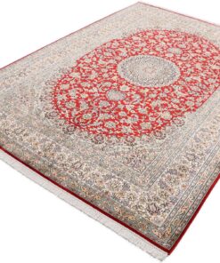 Kashmir Oriental Rug 249 × 173 cm, silk, hand-knotted — view 3