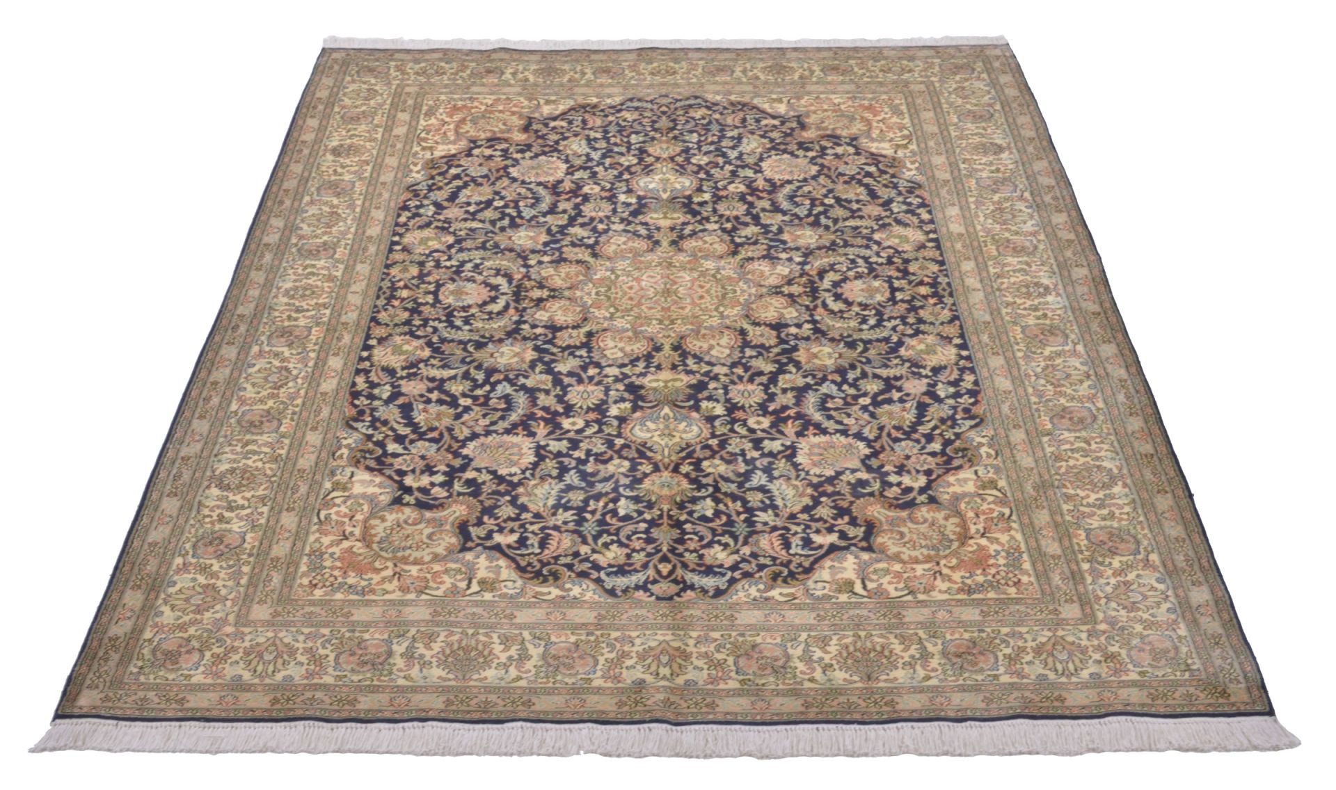 Kashmir Oriental Rug 260 × 174 cm, silk, hand-knotted — view 2