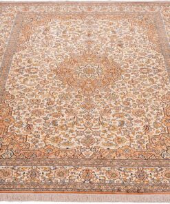 Kashmir Oriental Rug 251 × 175 cm, silk, hand-knotted — view 3