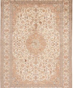 Kashmir Oriental Rug 251 × 175 cm, silk, hand-knotted