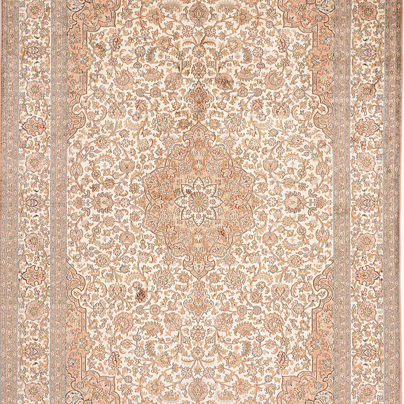 Kashmir Oriental Rug 251 × 175 cm, silk, hand-knotted — view 6