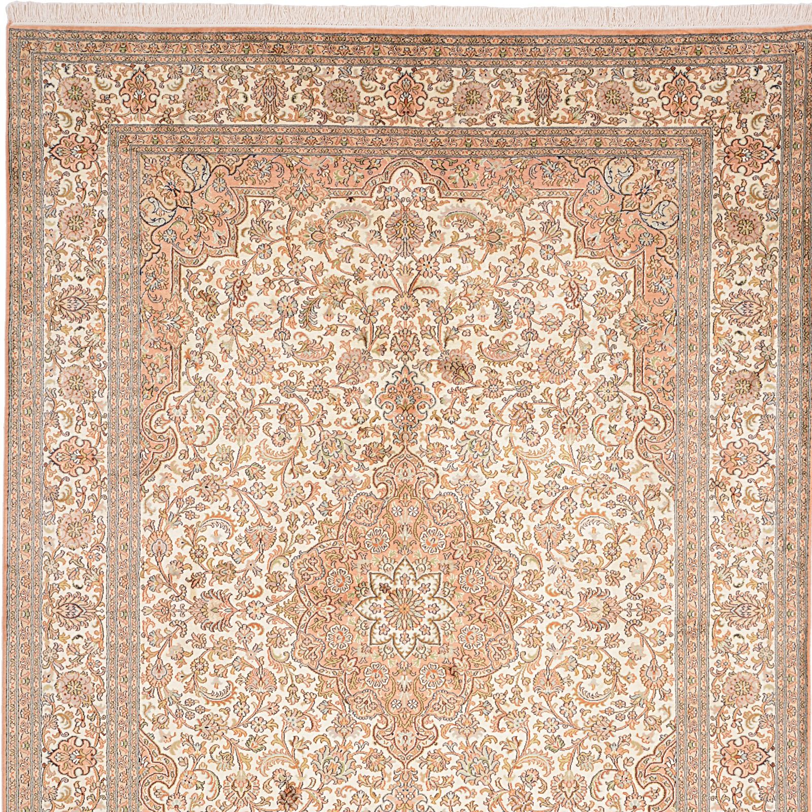 Kashmir Oriental Rug 251 × 175 cm, silk, hand-knotted — view 7
