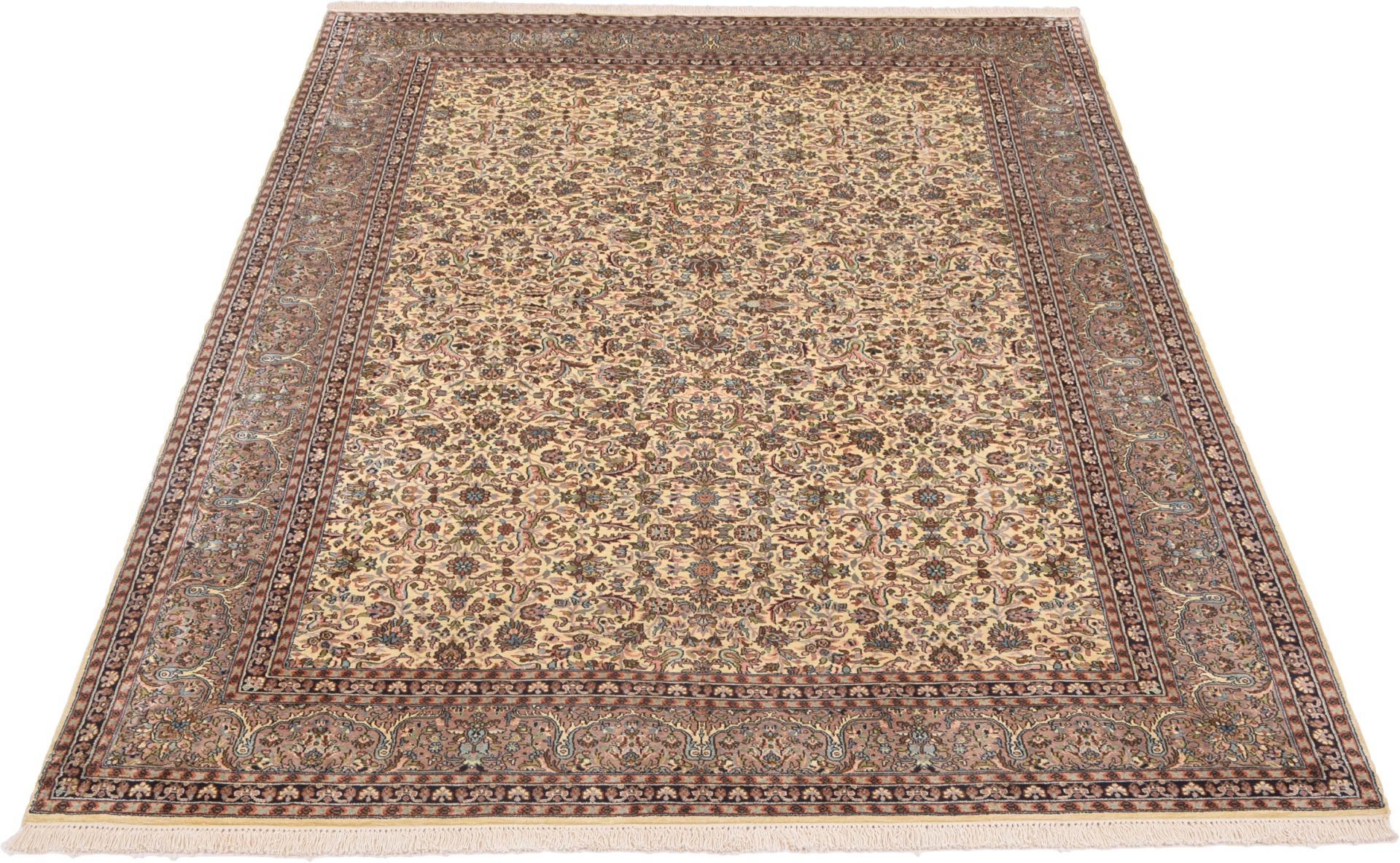 Kashmir Oriental Rug 266 × 180 cm, silk, hand-knotted — view 2