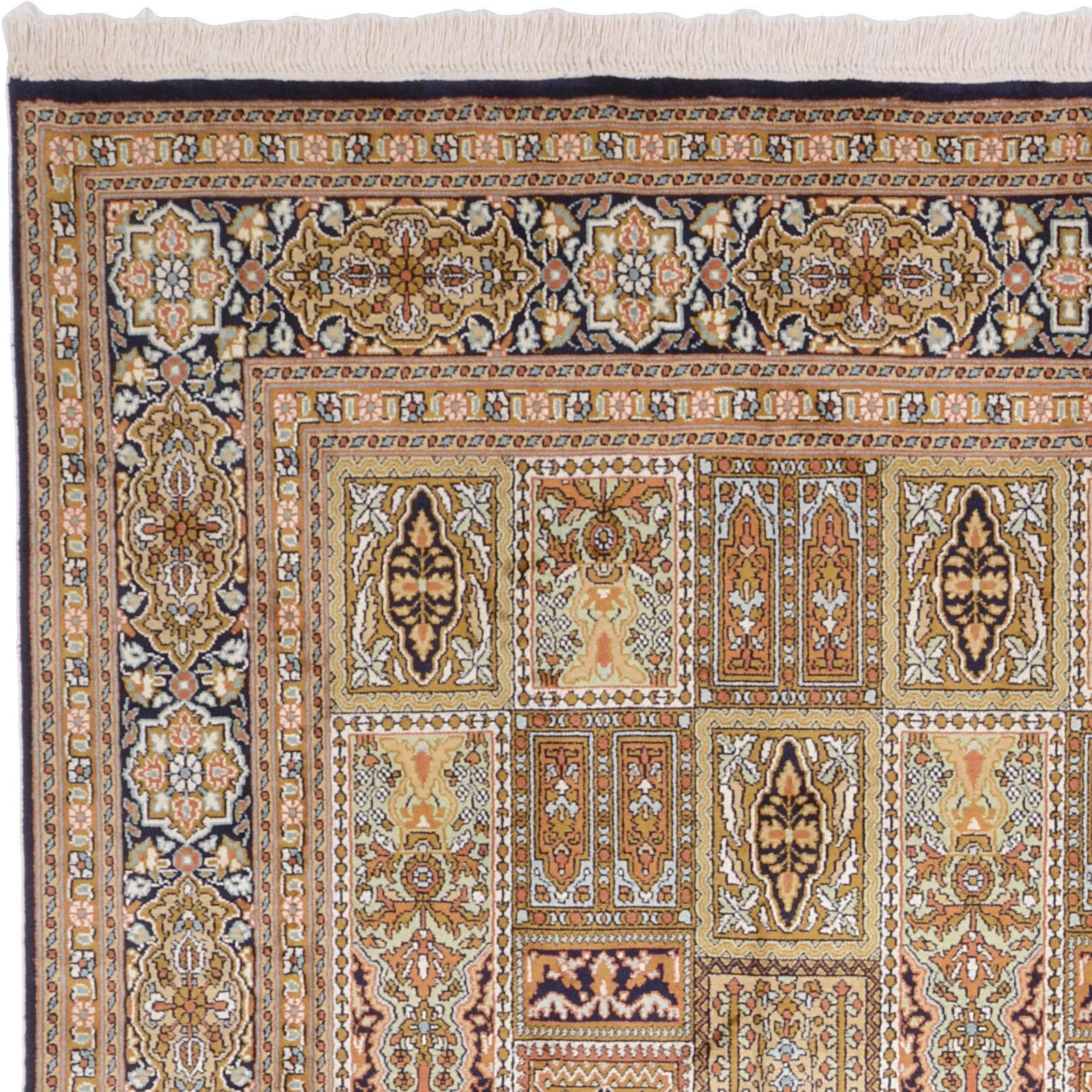 Kashmir Oriental Rug 277 × 182 cm, silk, hand-knotted — view 6