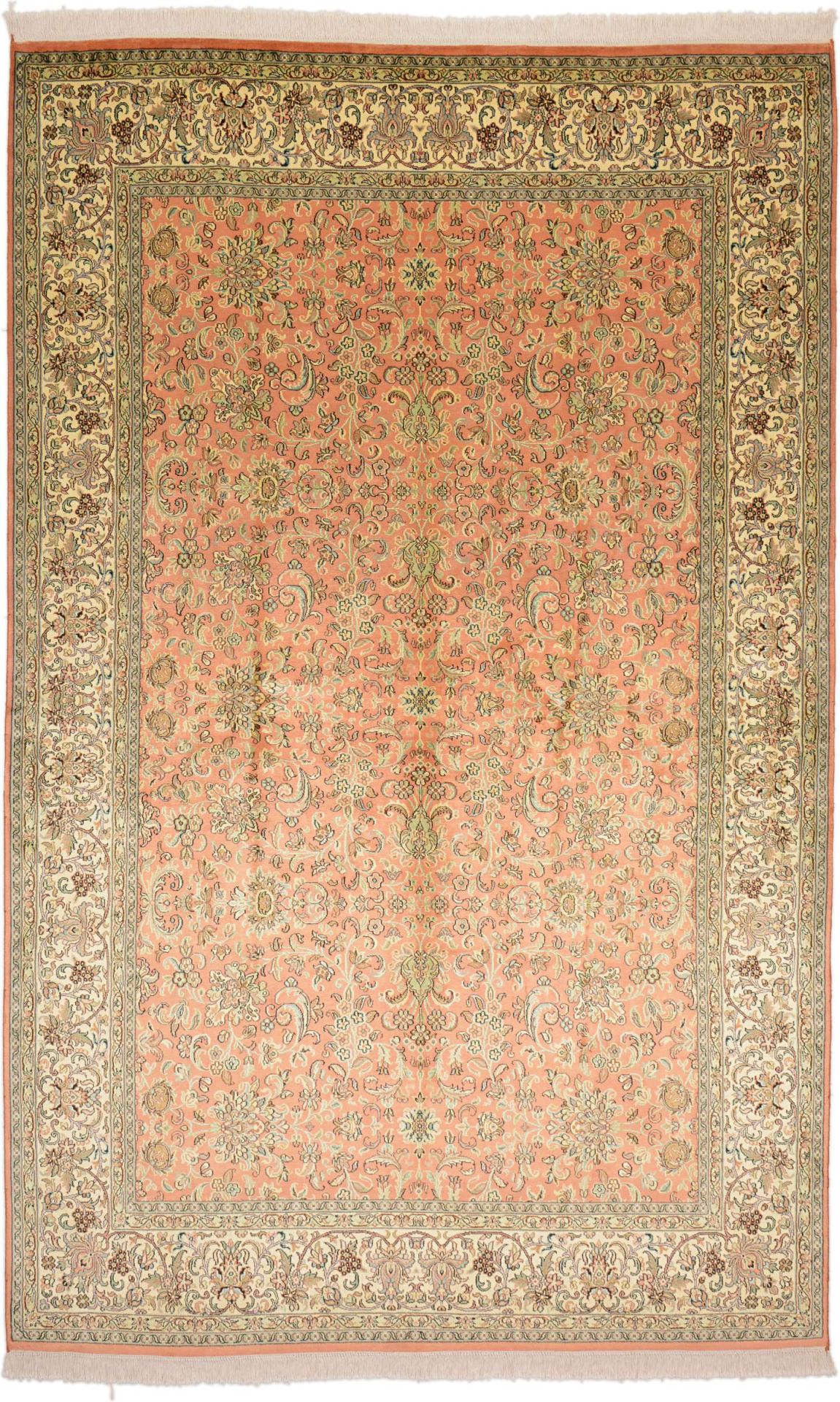 Kashmir Oriental Rug 289 × 182 cm, silk, hand-knotted