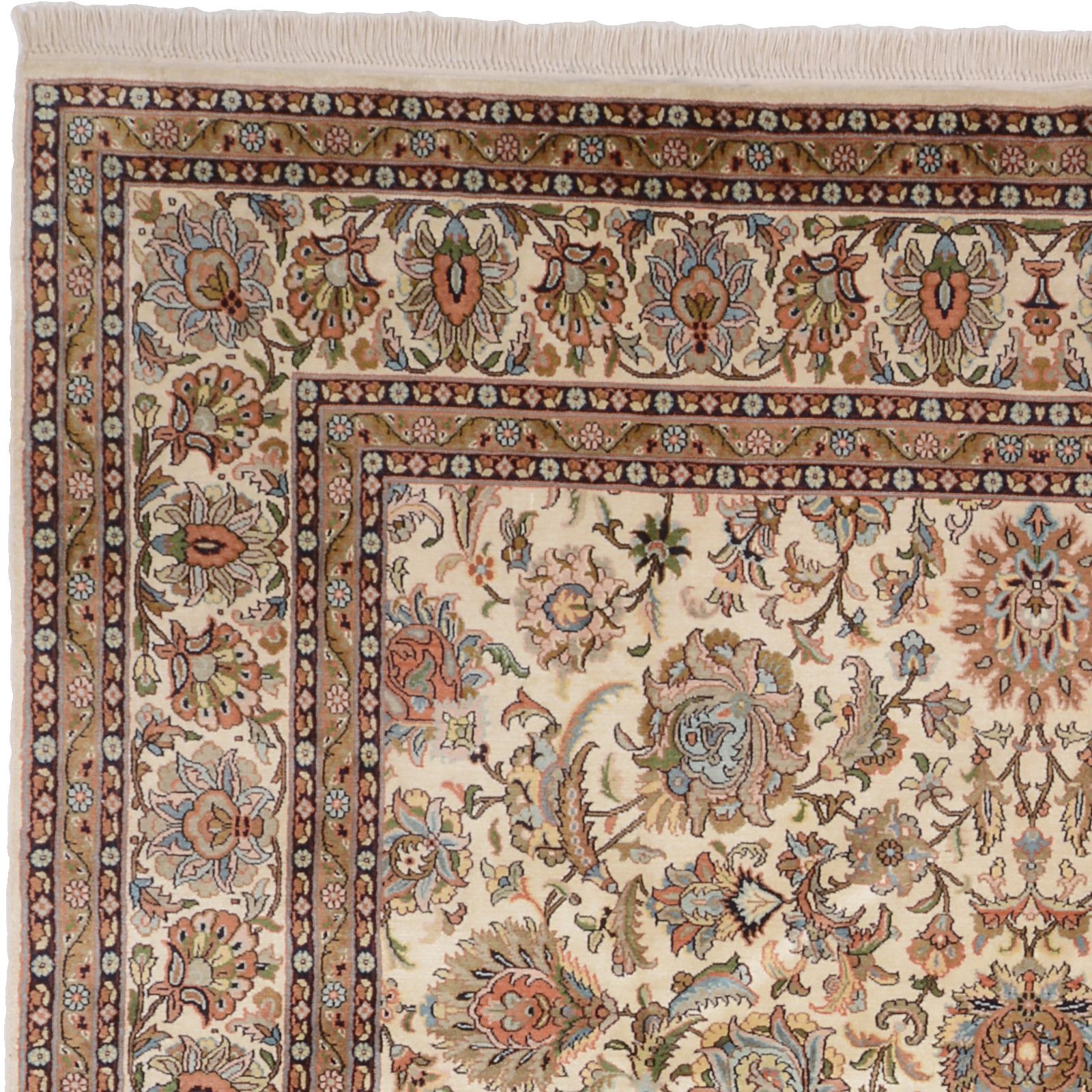 Kashmir Oriental Rug 290 × 182 cm, silk, hand-knotted — view 6