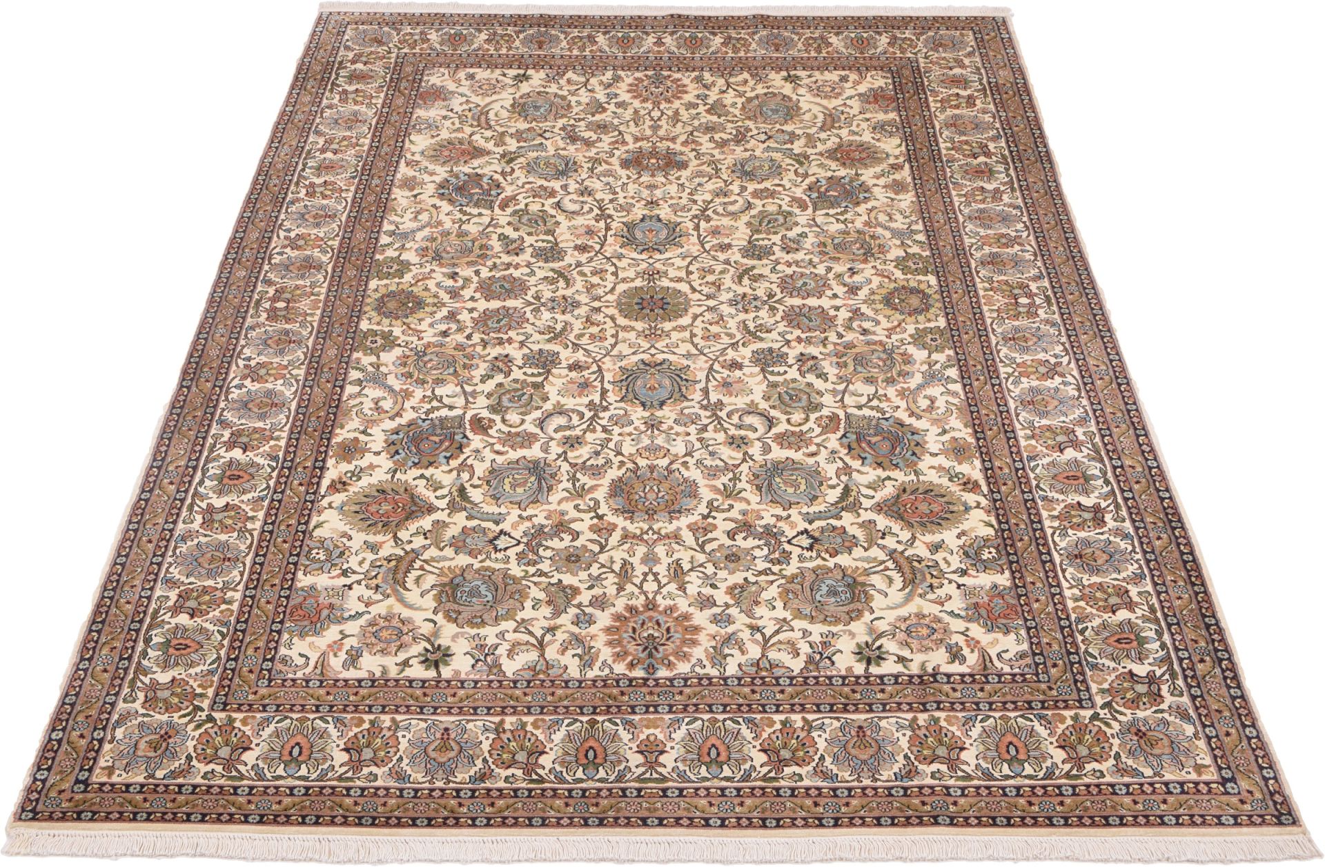 Kashmir Oriental Rug 290 × 182 cm, silk, hand-knotted — view 2