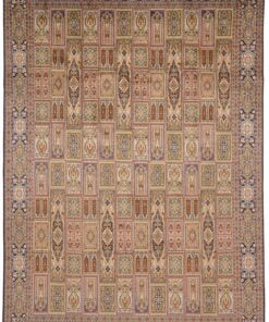 Kashmir Oriental Rug 269 × 183 cm, silk, hand-knotted