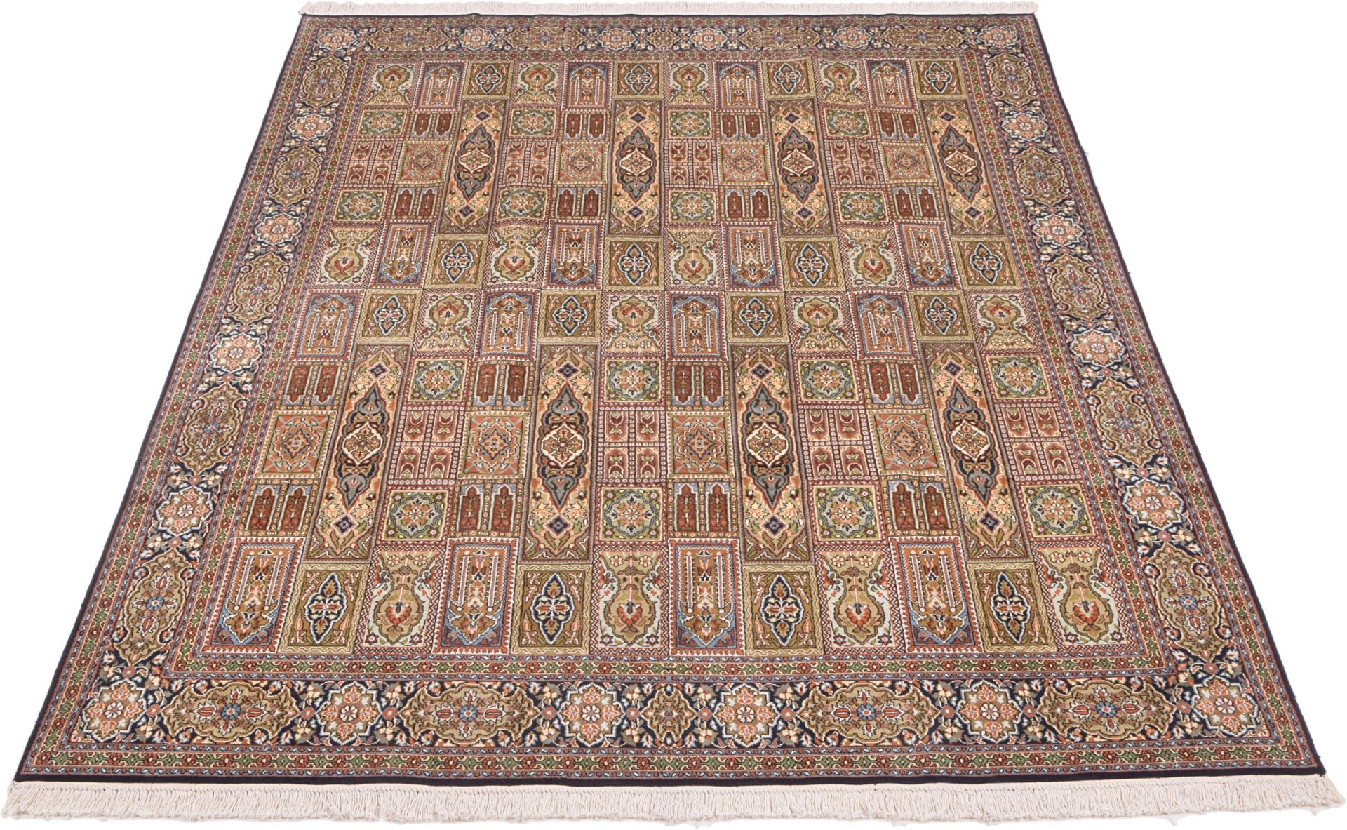 Kashmir Oriental Rug 269 × 183 cm, silk, hand-knotted — view 2