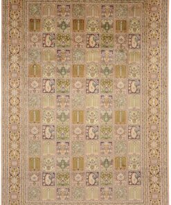 Kashmir Oriental Rug 274 × 183 cm, silk, hand-knotted