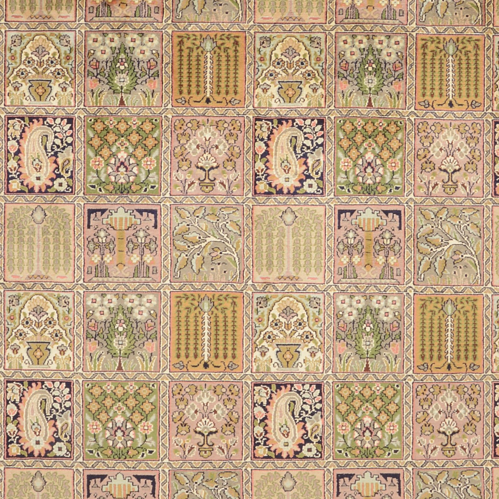 Kashmir Oriental Rug 274 × 183 cm, silk, hand-knotted — view 5