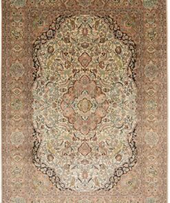 Kashmir Oriental Rug 269 × 184 cm, silk, hand-knotted
