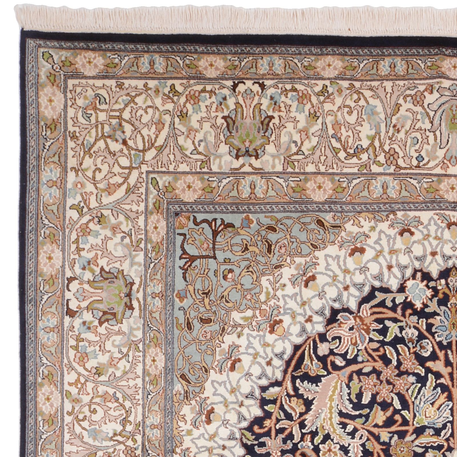Kashmir Oriental Rug 280 × 184 cm, silk, hand-knotted — view 6