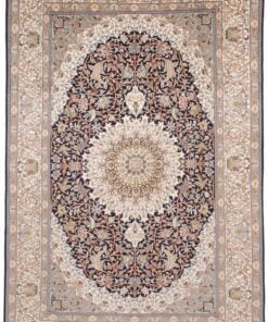 Kashmir Oriental Rug 280 × 184 cm, silk, hand-knotted