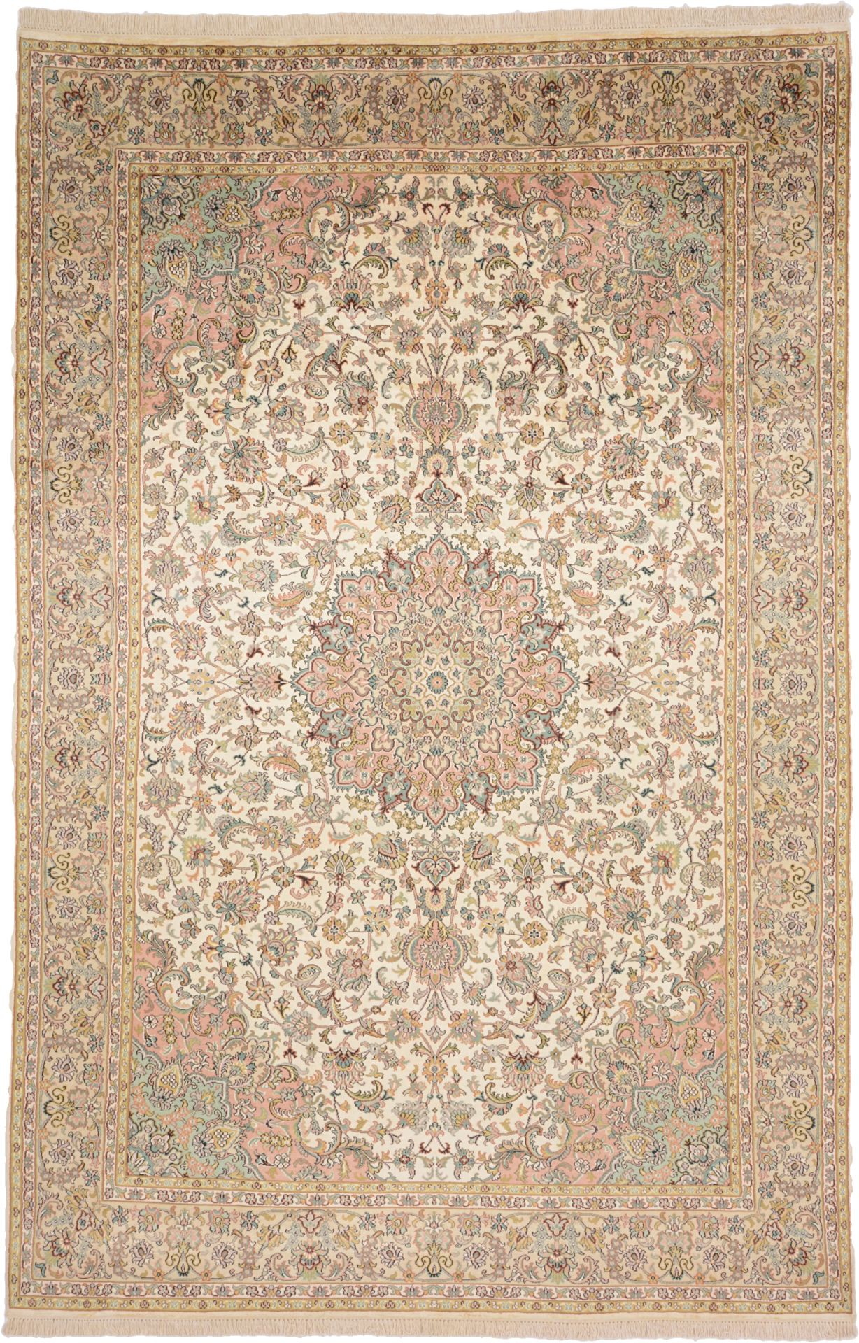 Kashmir Oriental Rug 280 × 184 cm, silk, hand-knotted