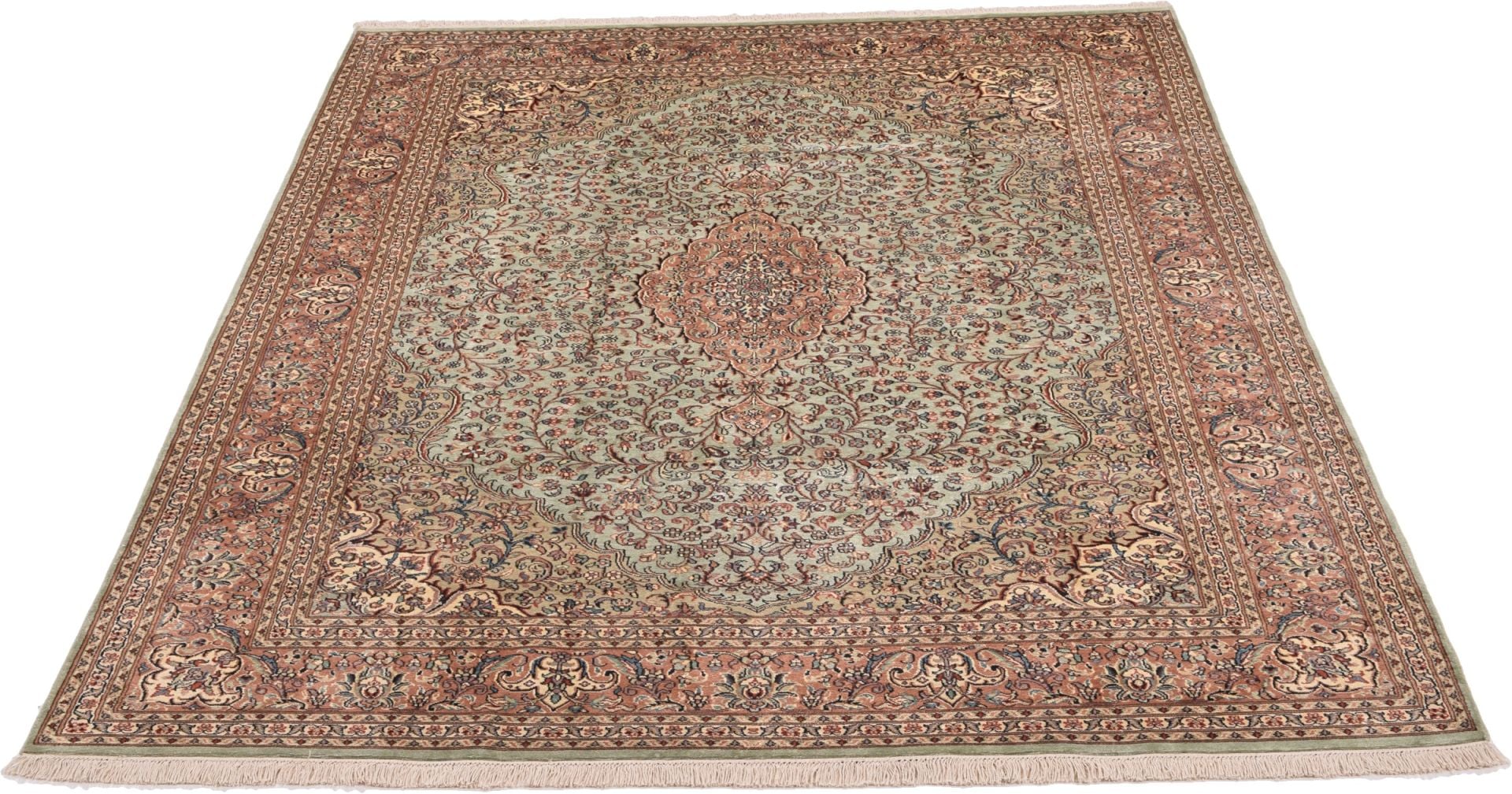 Kashmir Oriental Rug 266 × 185 cm, silk, hand-knotted — view 2