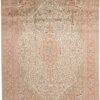 Kashmir Oriental Rug 266 × 185 cm, silk, hand-knotted