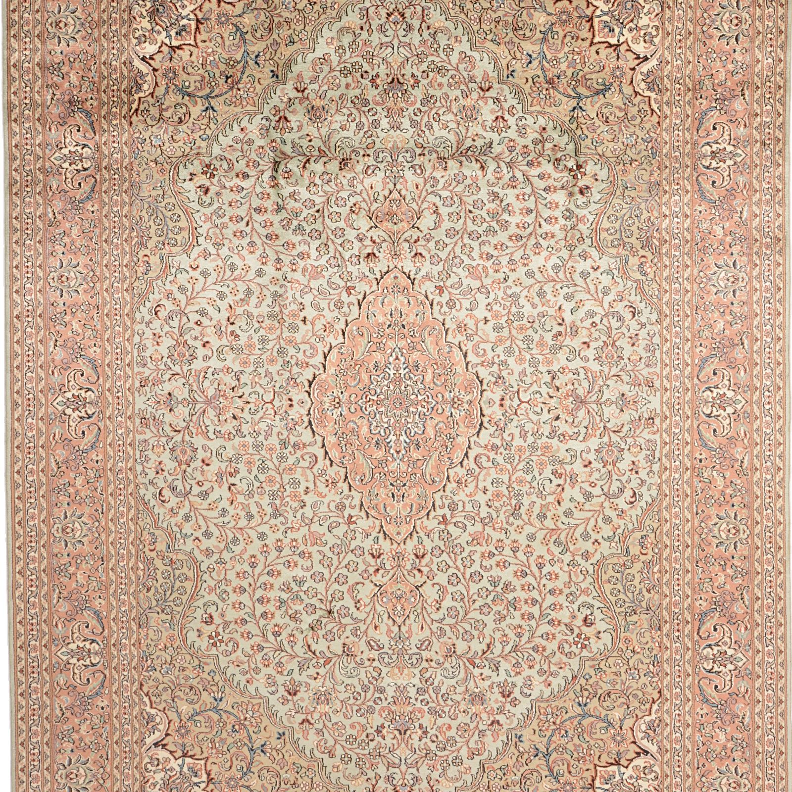 Kashmir Oriental Rug 266 × 185 cm, silk, hand-knotted — view 5