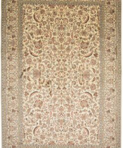 Kashmir Oriental Rug 277 × 185 cm, silk, hand-knotted