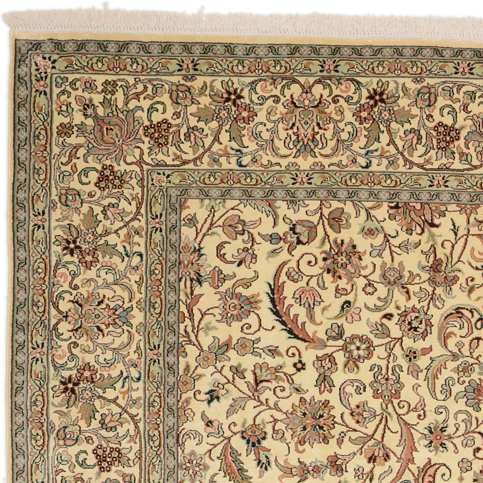 Kashmir Oriental Rug 277 × 185 cm, silk, hand-knotted — view 6