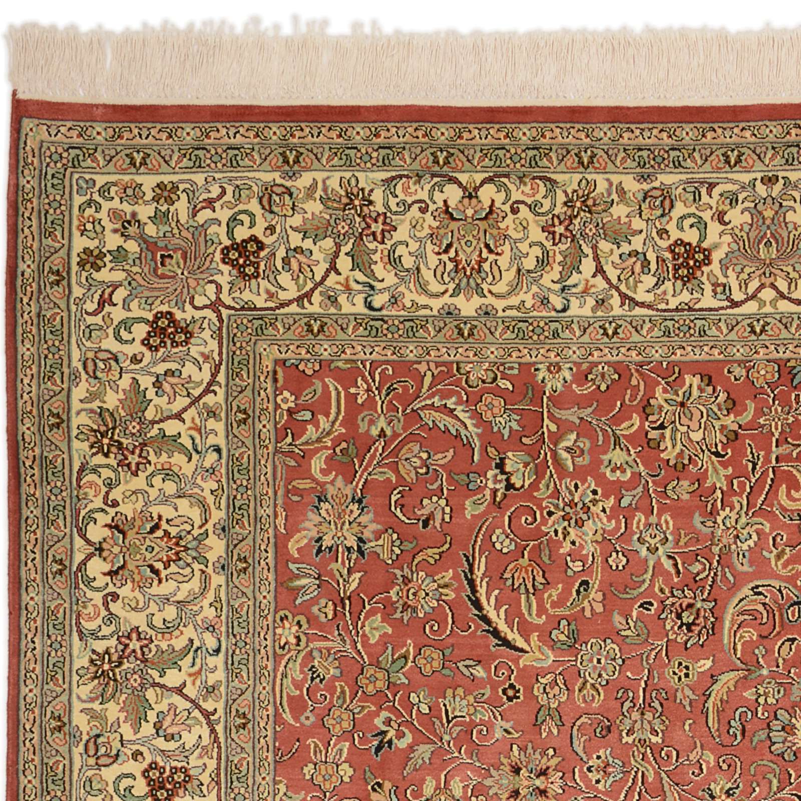 Kashmir Oriental Rug 279 × 185 cm, silk, hand-knotted — view 6