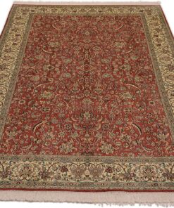 Kashmir Oriental Rug 279 × 185 cm, silk, hand-knotted — view 2