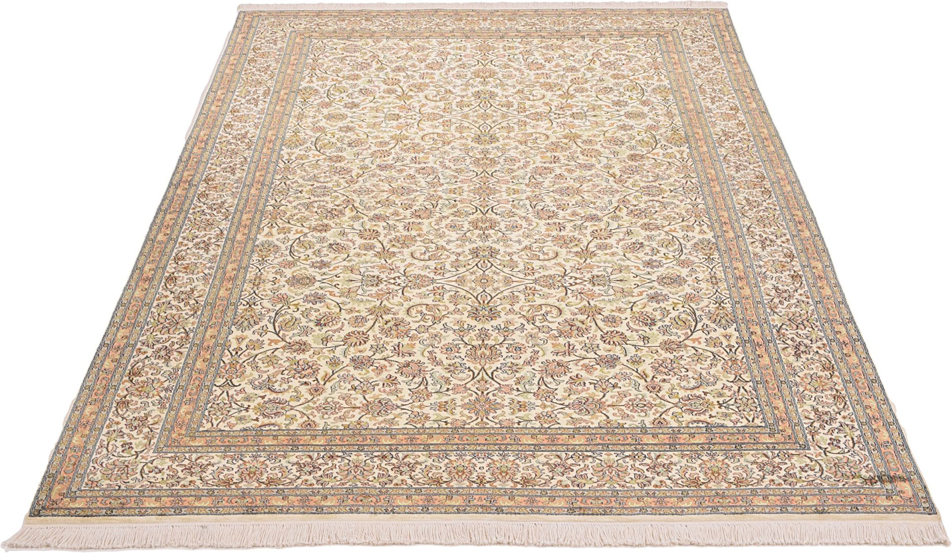 Kashmir Oriental Rug 289 × 185 cm, silk, hand-knotted — view 3