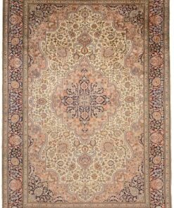 Kashmir Oriental Rug 277 × 186 cm, silk, hand-knotted