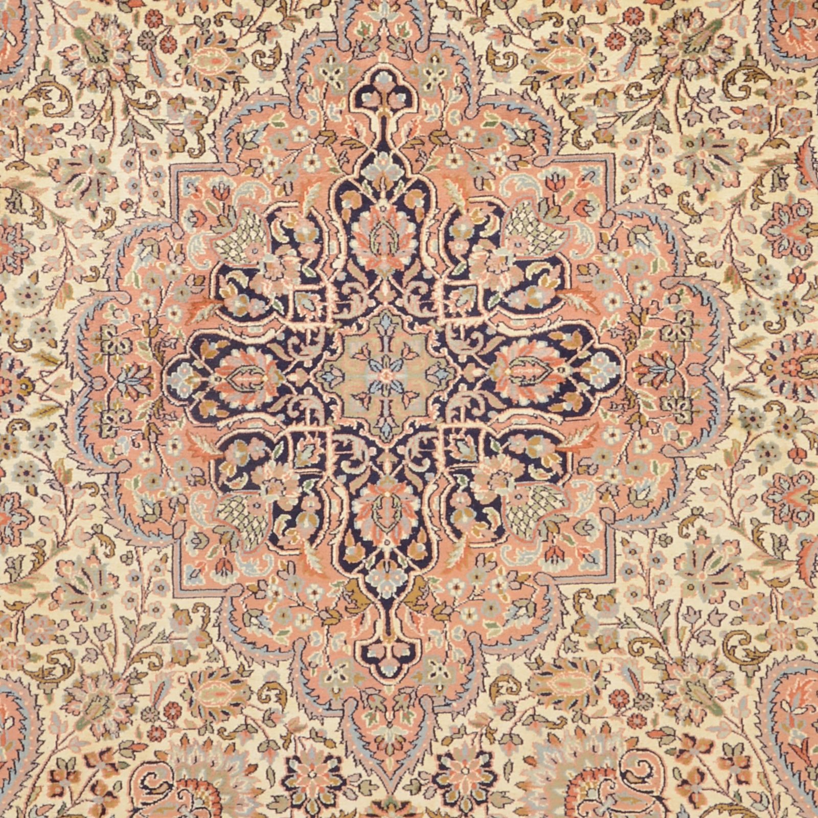 Kashmir Oriental Rug 277 × 186 cm, silk, hand-knotted — view 5