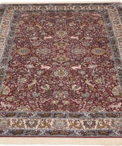 Kashmir Oriental Rug 280 × 186 cm, silk, hand-knotted — view 2