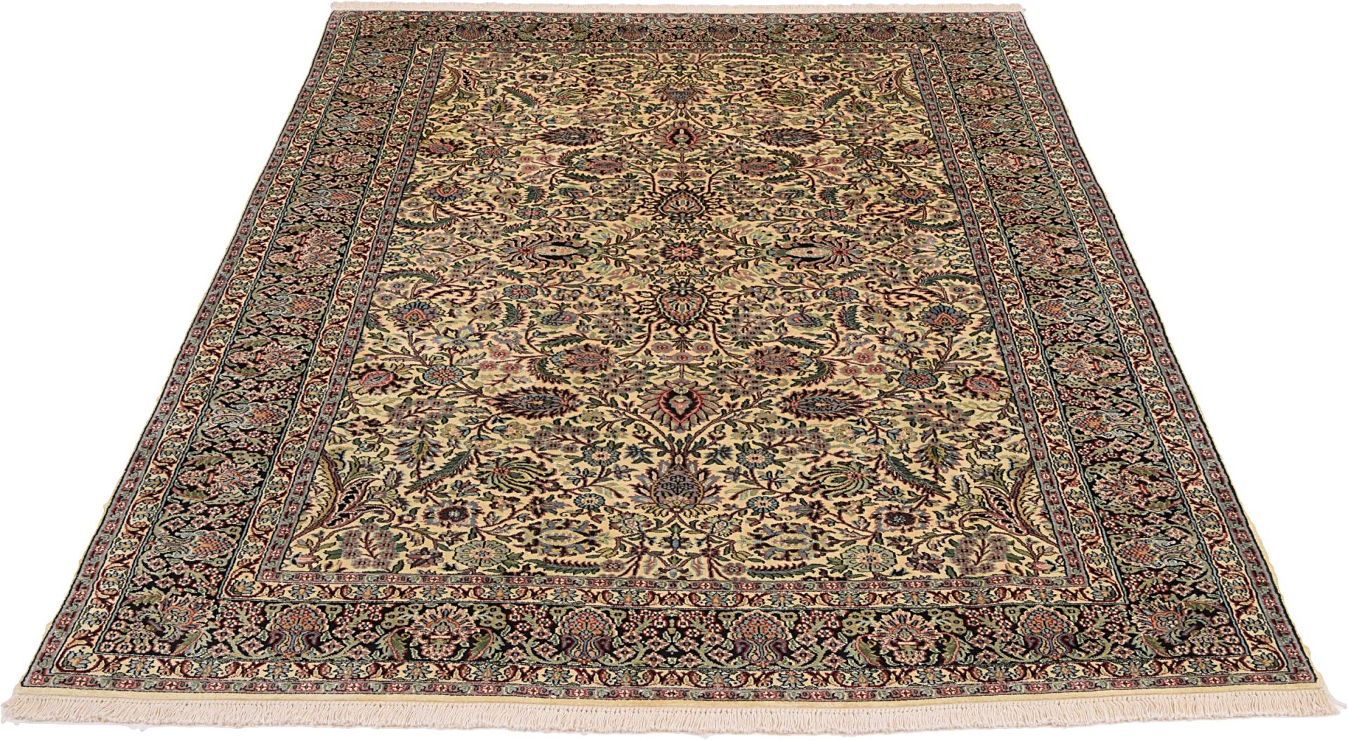 Kashmir Oriental Rug 280 × 186 cm, silk, hand-knotted — view 2
