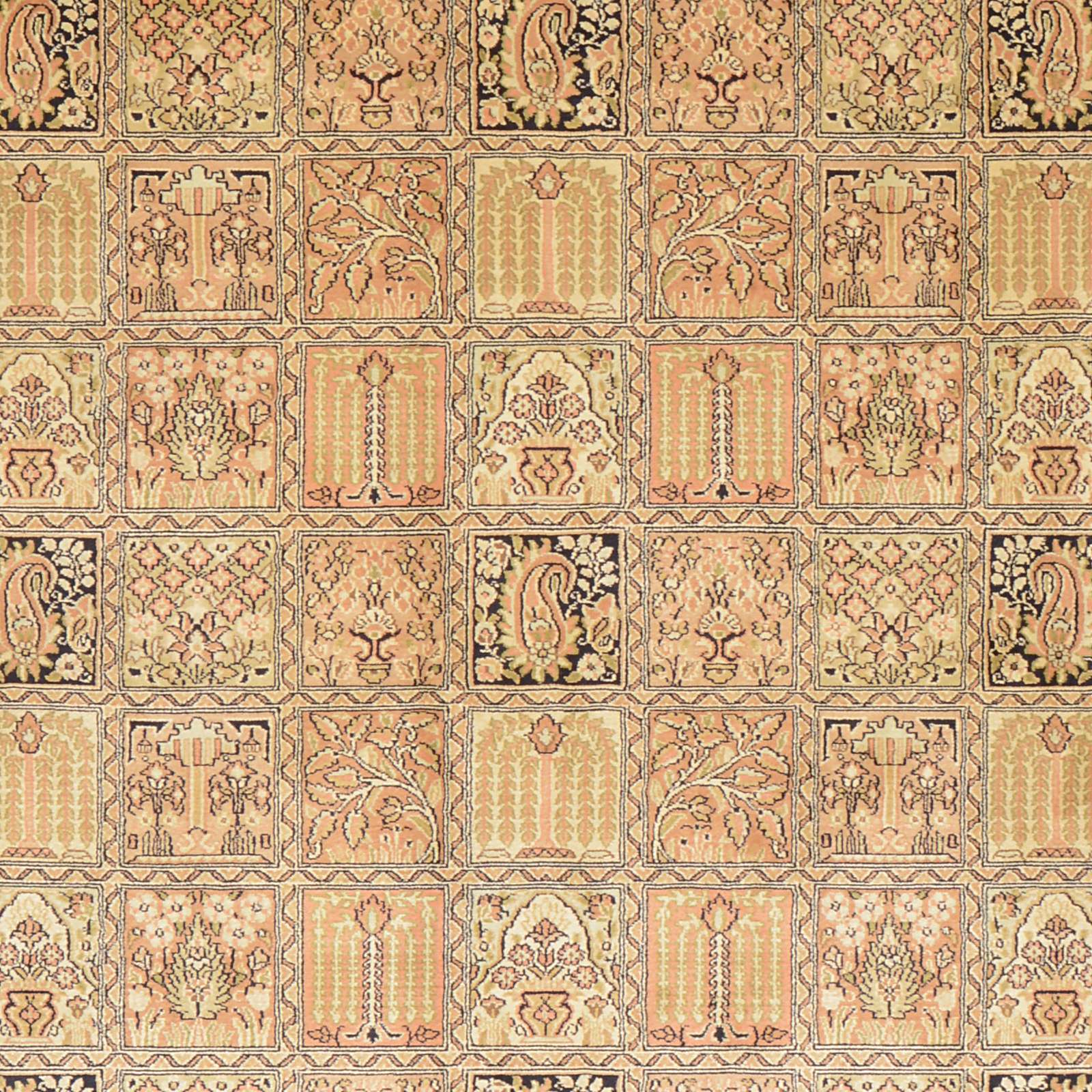 Kashmir Oriental Rug 283 × 186 cm, silk, hand-knotted — view 4