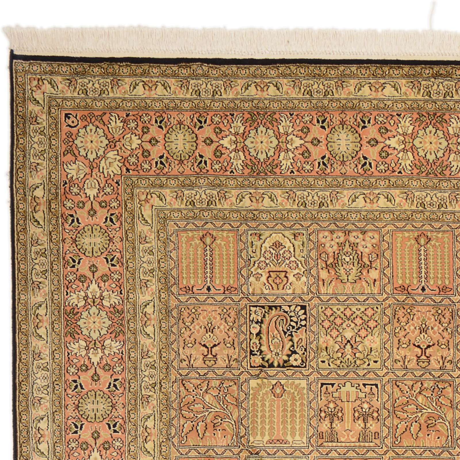 Kashmir Oriental Rug 283 × 186 cm, silk, hand-knotted — view 5