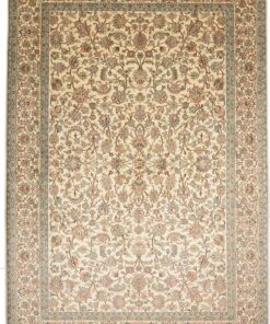 Kashmir Oriental Rug 276 × 188 cm, silk, hand-knotted