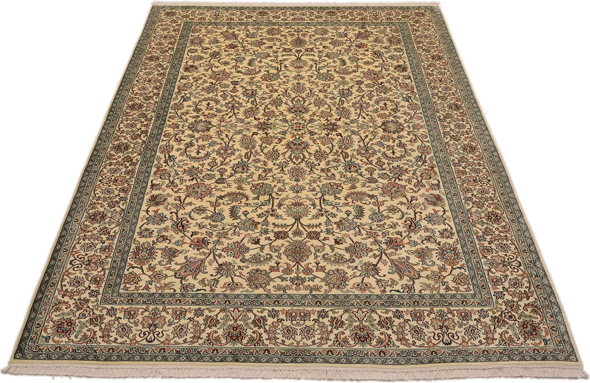 Kashmir Oriental Rug 276 × 188 cm, silk, hand-knotted — view 2