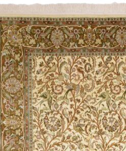 Kashmir Oriental Rug 269 × 189 cm, silk, hand-knotted — view 6