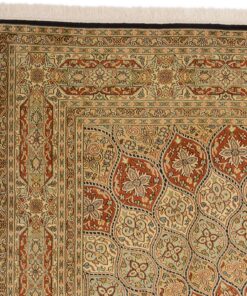 Kashmir Oriental Rug 278 × 189 cm, silk, hand-knotted — view 6