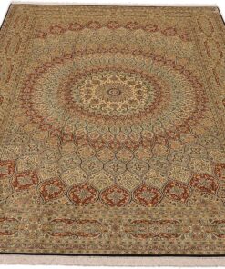 Kashmir Oriental Rug 278 × 189 cm, silk, hand-knotted — view 2