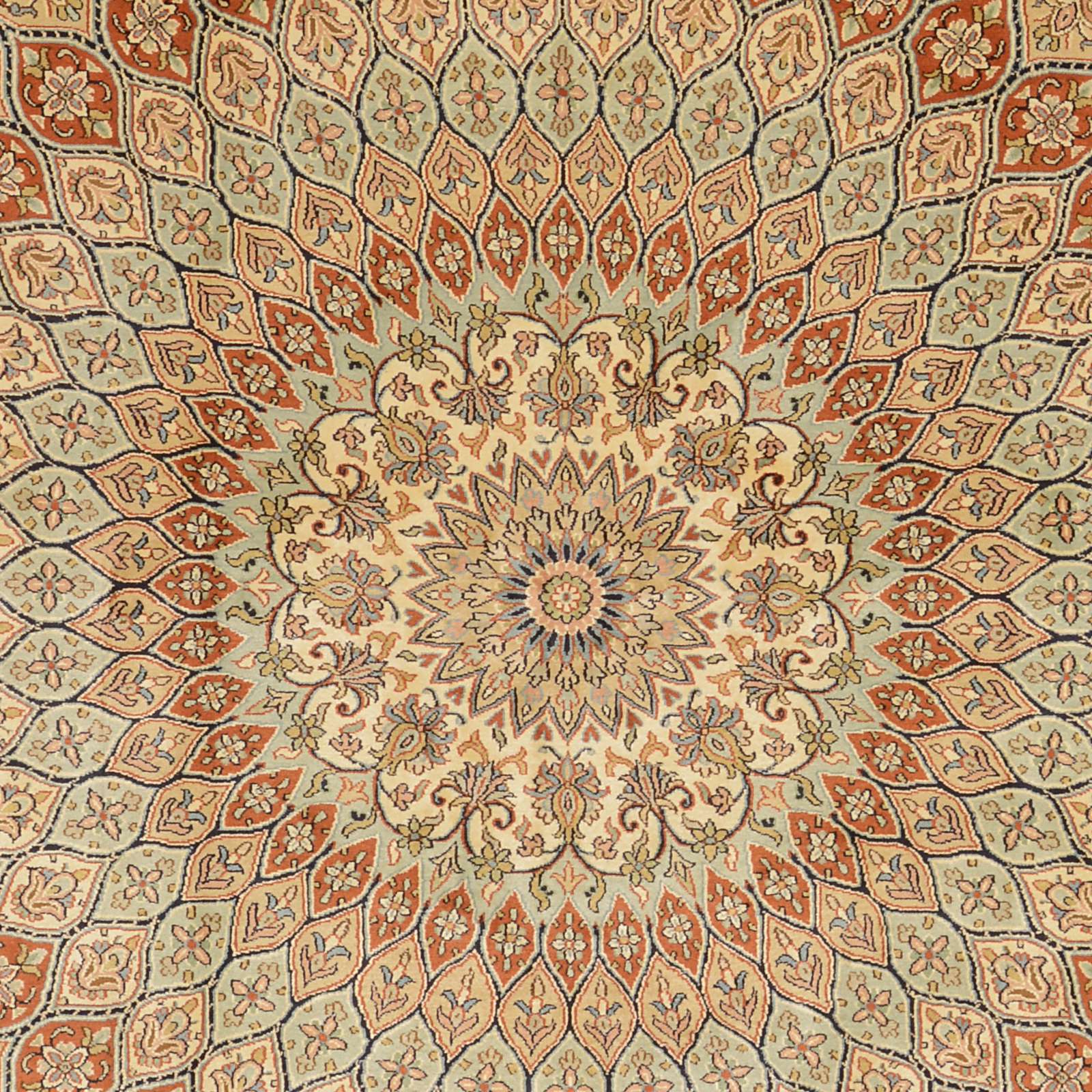 Kashmir Oriental Rug 278 × 189 cm, silk, hand-knotted — view 5