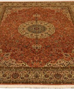 Kashmir Oriental Rug 274 × 190 cm, silk, hand-knotted — view 2